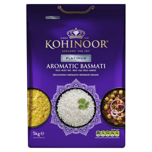Kohinoor Platinum Basmati Rice 5 kg 1