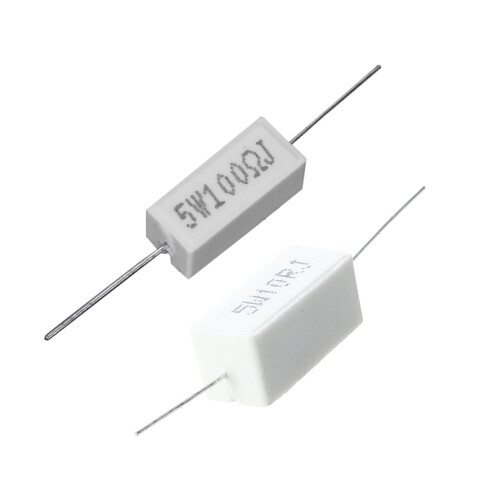 10 τεμάχια κεραμικές αντιστάσεις φορτίου 5W10Ohm & 10X κεραμικές αντιστάσεις τσιμέντου 1