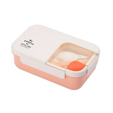 XIUH Fournitures de cuisine, Outils de cuisine, Boîte à lunch Bento réutilisable à 3 compartiments pour l'école, le travail et les voyages,
