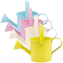 Mizh Lot de 4 arrosoirs en fer pour jardin, pots et récipients d'arrosage en fer, fournitures de jardinage pour la maison