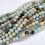 5 Shnáithe Coirníní Bláthanna Nádúrtha Amazonite Snáitheanna Babhta 6mm Poll: 1mm61pcs/snáithe15.5 orlach (39.5cm) 1