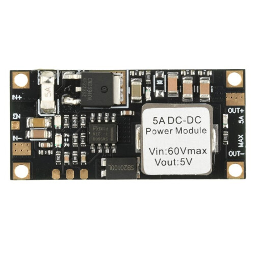 - 6.5V-60V to 12V Voltage Stabilizing Step-Down Module -Low-Profile Buck Converter Power Supply 12V