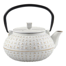 Teiera In Ghisa da 900 Ml, Modello In Stile Giapponese, per Caffè e Tè, Utensili da Cucina con Colino per il Tè, Teiera per Uso Domestico B