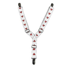 (L, Heart on white background) Pet Nappy AntiSlip Suspenders Adjustable Elastic Diaper Belly Band Dog Supplies [jkw]