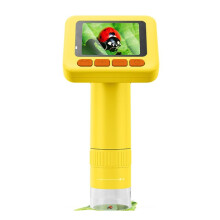 Handheld Microscope for Kids Adults 2inch IPS HD Pocket Microscope 1000X Magnification with 6 LED Lights 32GB