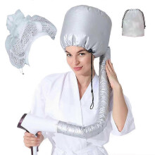 Adjustable Net Plopping Hat for Drying Curly Hair