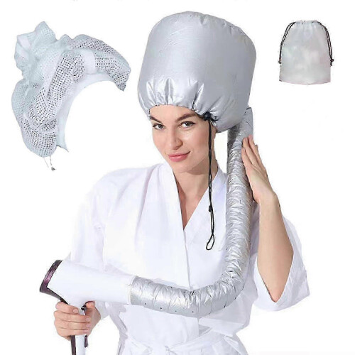 Adjustable Net Plopping Hat for Drying Curly Hair