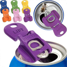 12pack Complete Cover Easy Tab Opener,Colorful Drink Can Protector Cap for Soda, Beer,Soda Protecto