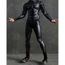 (Adult 4XL) This is a carnival robot costume, alien holiday costume for men, and holiday tights for kids to go to a Halloween party