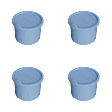 Moule à glaçons en silicone avec couvercle, cylindre creux, pour bac à glaçons de 890 ml (30 oz), accessoires *4 pièces