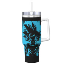 Gobelet isotherme Dragon Ball Z 1,2 L avec anse et paille - Acier inoxydable - Modèle 8