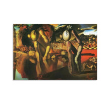 Reproduction de Salvador Dali - La Métamorphose de Narcisse, toile, 20 x 30 cm (8 x 12 pouces), affiche décorative pour la maison