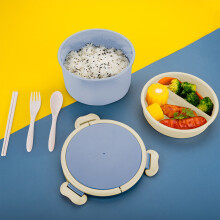Bocqde Kühle Küchenhelfer Lunchbox – Auslaufsichere Suppenschüssel mit Doppeldeckel, geeignet für Schüler und Haushalt, Mamas Wahl