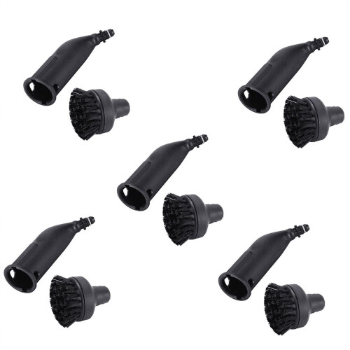 5X Detail Jet Nozzle Μεγάλη Στρογγυλή Βούρτσα Καθαρισμού για Ατμοκαθαριστές SC1SC2SC3SC4SC5
