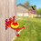Hummingbird Feeder with Stand and Decorative Design 6