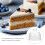 Glaskagefad med kuppelformet låg til dessertdisplay og nøgleholder 6