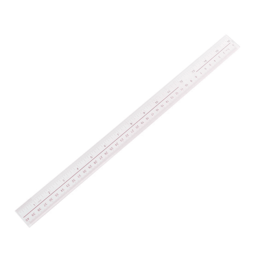 Clear Plastic Straight Edge Ruler 40 cm 3 pcs 1