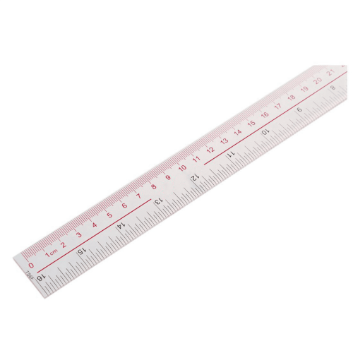Clear Plastic Straight Edge Ruler 40 cm 3 pcs 2