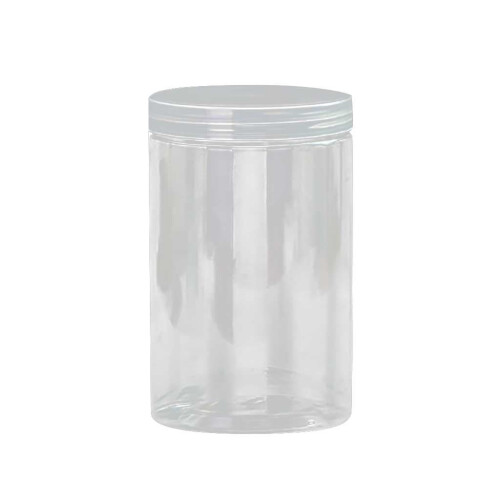 Δεξαμενή αποθήκευσης σιτηρών Wovilon Cylinder, διαφανές πλαστικό βάζο, συμβατό με την
