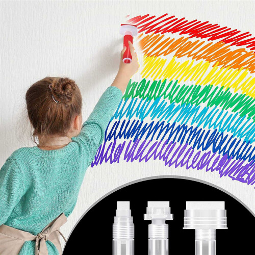 Graffiti Markers Refillable Paint Pens 5 Pack with 3 Tip 2