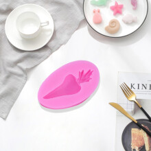Moule à gâteau Uclet en silicone lapin carotte, moule à fondant, gâteau au chocolat et biscuits, outils de pâtisserie