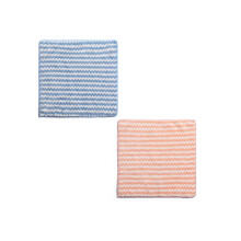 Chiffons de nettoyage en microfibre, torchons à vaisselle, essuie-mains en coton, ultra doux et absorbants, séchage rapide. Lot de 2.