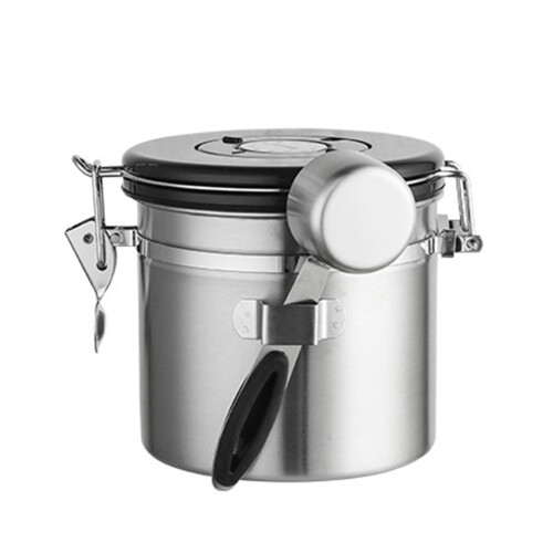Σετ βάζων συντήρησης Gardenne 1200/1500/1800ml, αεροστεγές δοχείο καφέ με βαλβίδα CO2 μονής