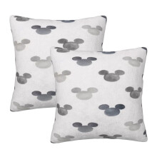 Fodere per cuscini decorativi di Topolino, confezione da 2, per divano, letto e soggiorno, 56 x 56 cm.