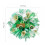 Couronne de la Saint-Patrick en forme de trèfle (2 pièces) 40 cm / 15,7 pouces 5