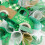 Couronne de la Saint-Patrick en forme de trèfle (2 pièces) 40 cm / 15,7 pouces 7