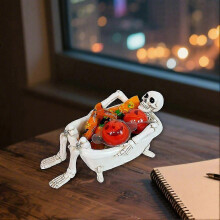 Skull In Bathtubs Plant Planter Pot Vintage Skulls Pot for Succulent Gothic Theme Skeleton Home Decor