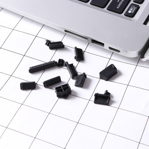 HENGZIRUI βύσμα σκόνης 13 τεμαχίων σιλικόνης, θύρα USB, αδιάβροχο βύσμα, προστατευτικό 1