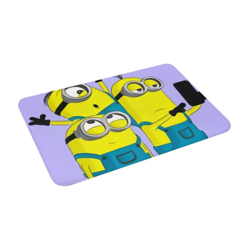 Εξατομικευμένο χαλί φανέλας Minions για εσωτερικούς χώρους, υπνοδωμάτιο, μπάνιο, 1