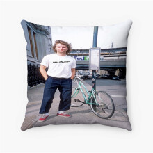 Taie d'oreiller personnalisée AIVO Mac De Marco en polyester filé carré, coussin décoratif pour lit, canapé ou décoration intérieure (pouces)