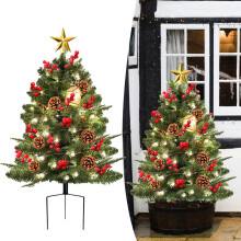 In offerta! Lampade da giardino Begine Versatili e resistenti per tutti, Albero di Natale da giardino a terra, Albero di Natale da giardino a terra