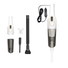 Aspirateur Poaug en promotion - Nettoyage voiture et maison - Grande aspiration - Petit aspirateur portable - Blanc