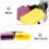 Metal Cowbell High and Low Drum Block Set Noise Maker Percussion Μουσικά Όργανα Κίτρινο Μωβ 6