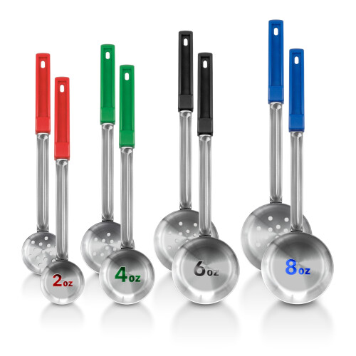 Stainless Steel Portion Control Spoons 8pc