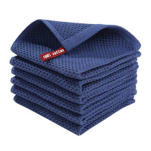 Lekdue cotton dish cloths 6 pack 12x12 inch