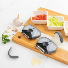 Mini Vegetable Slicer 3-in-1 Stainless Steel 2 Pcs
