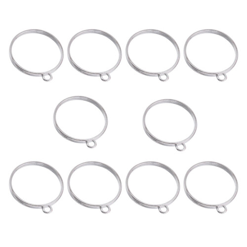 Lixi open-back bezel pendant blank frame for UV resin
