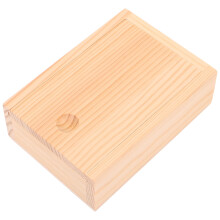 Eease houten opbergdoos voor speelkaarten, eenvoudige speelgoeddoos voor spelkaarten, lege pokerdoos