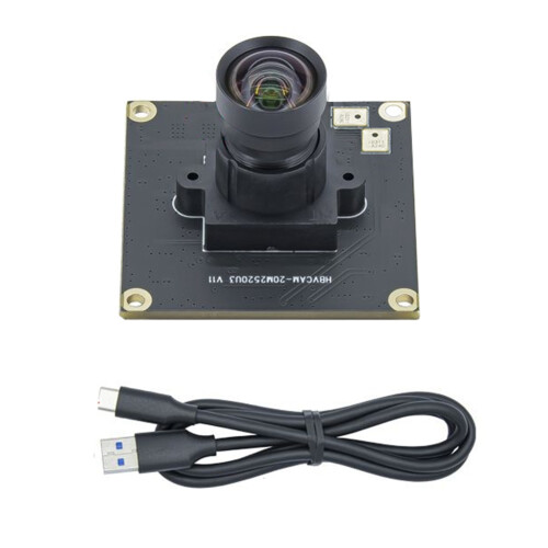 20MP USB Webcam with IMX230 Sensor 5344x4016 Resolution Industrial Camera Module for Streaming Video Conferencing B
