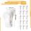 16Pcs Gridwall Accessories Grid Wall Hooks Clips Hanging Display Sign Holder Panel Wall Wire Rack Clips for Retail,Home 6