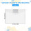 50 Pcs Plastic Envelopes File Folders with Snap Button Closure Document Organizer for Letter A4 Size Home Office 6