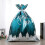 (Blue-44*57cm) 10x Christmas Sacks Reusable Large Xmas Gift Bags Drawstring Wrap Present Bag 5