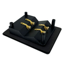 Compatibele Aansluiting met Dubbele Bananenstekker voor Subwoofer-Ingang/-Uitgang