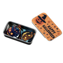 10 Pcs Guitar Picks with Storage Box Happy Halloween Pumpkins Printed Guitar Picks for Electric Guitars Bass Ukulele