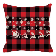 Federa con stampa natalizia 45x45 cm (senza imbottitura) 1 pezzo, fodera per cuscino decorativa per la casa compatibile con Survived Family