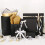 Black Cloth Gift Boxes with Lids 11x8.5x1.5 in (6 pcs) 4